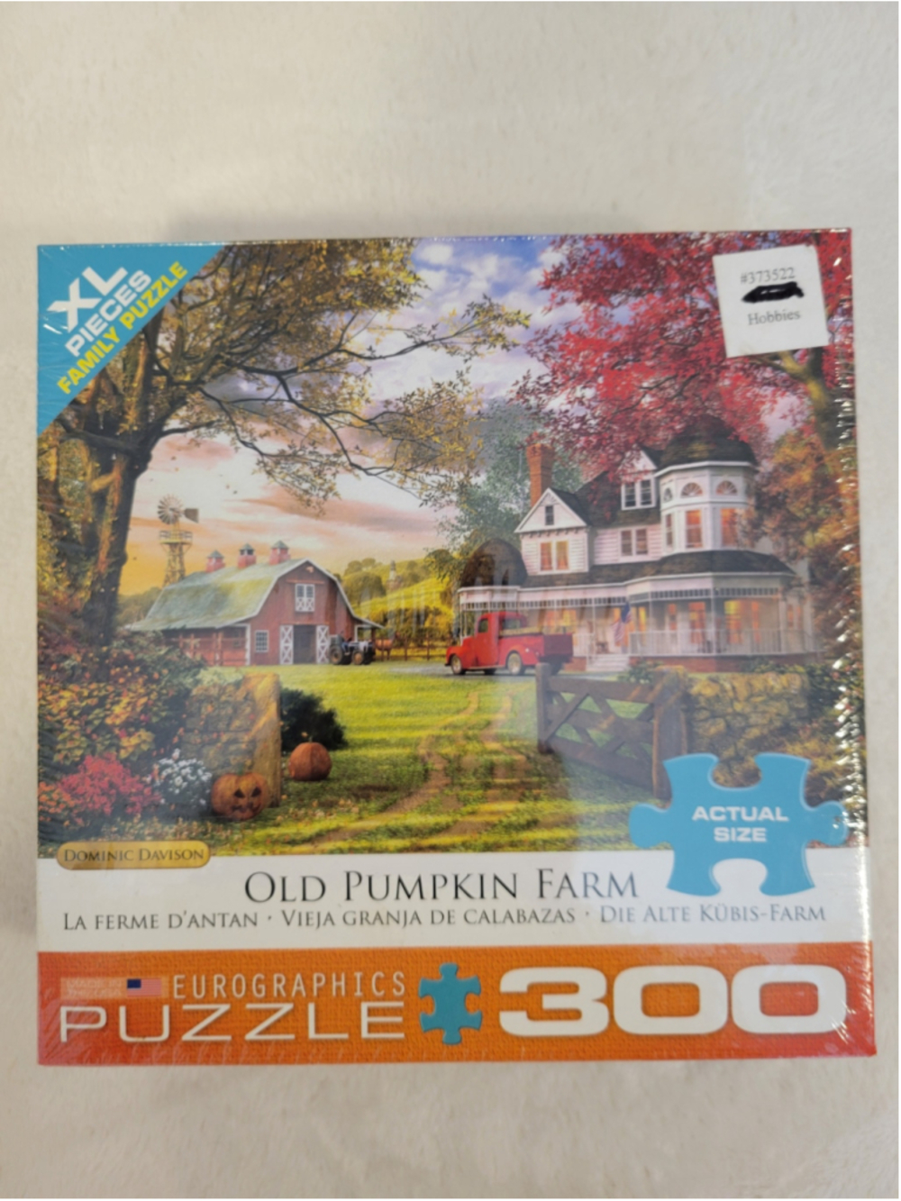 Eurographics Old Pumpkin Farm 300 XL Piece Jigsaw Puzzle Dominic Davison Sealed